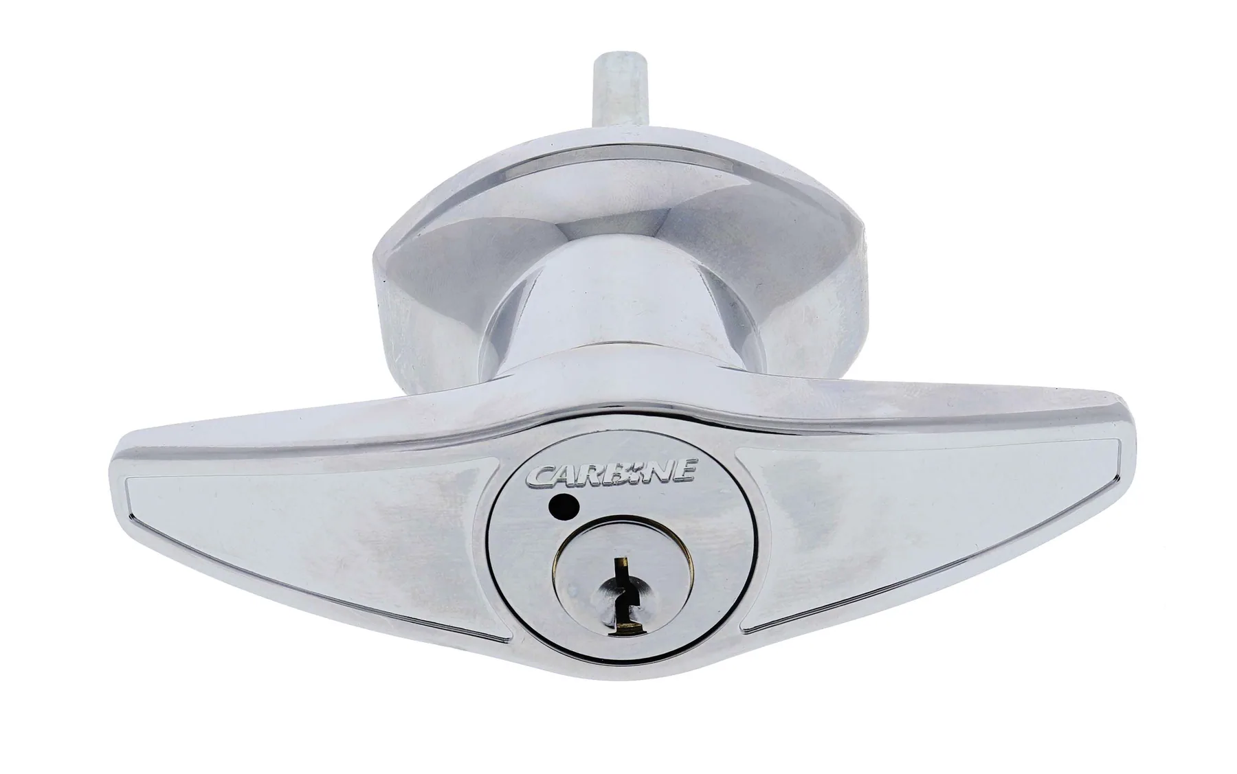 Shed T-Handle Lock - Satin Steel